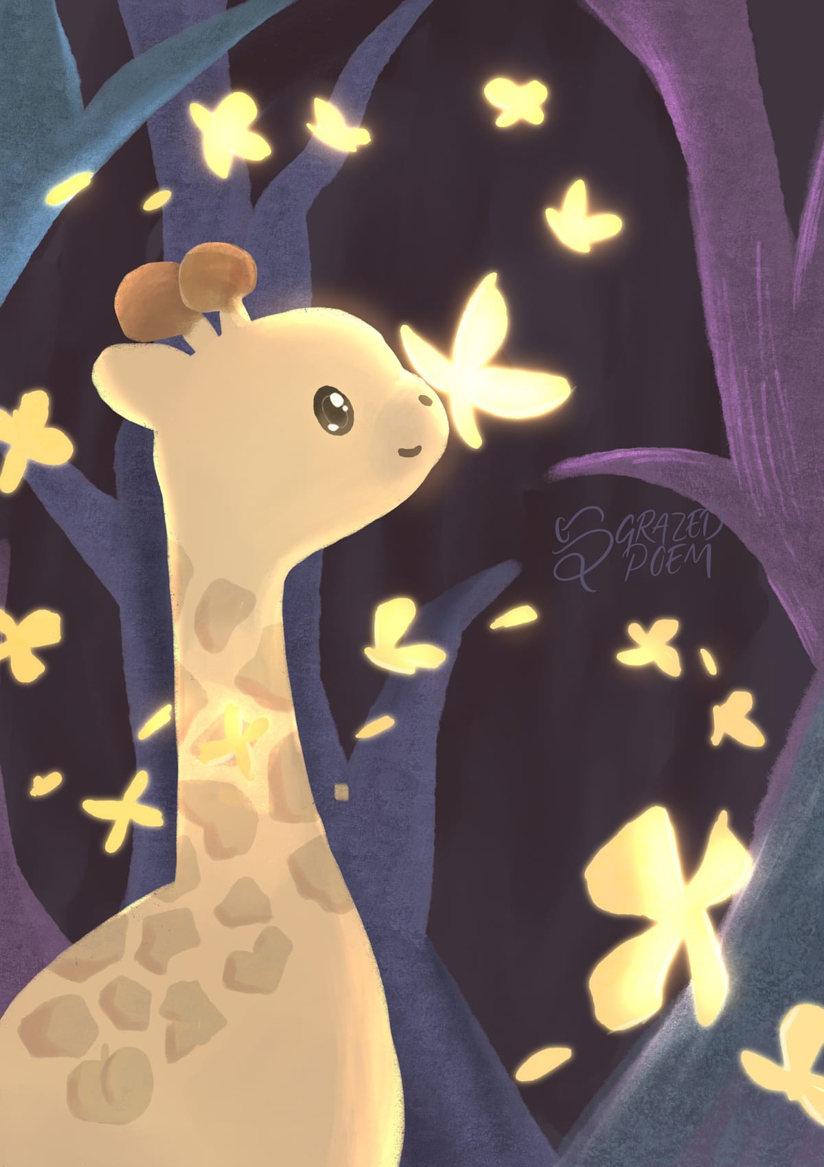 The curious giraffe